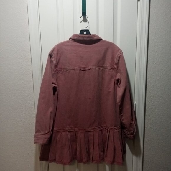 Free People Pleated Nostalgia Rose Pleated mini Dress  NWT S - Picture 6 of 7